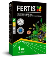 Комплексне добриво Fertis для хвойних та декоративних рослин, 1 кг.