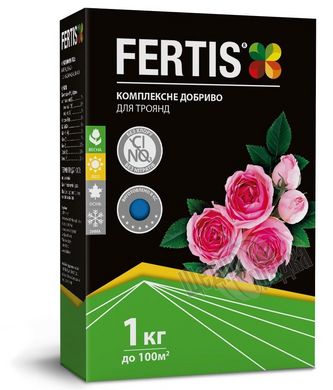Комплексне добриво Fertis для троянд, 1 кг.