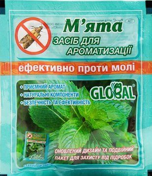 Таблетки від молі М'ята, 10 шт.