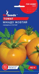 Насіння томату (помідора) Мікадо жовтий, 0,1 г