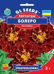 Насіння квітів чорнобривців Болеро (GL Seeds), 3 г.
